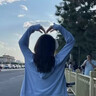 优衣库AIRism高弹力防紫外线拉链连帽开衫女装实测UPF100+483281 60 浅蓝色 M 实拍图