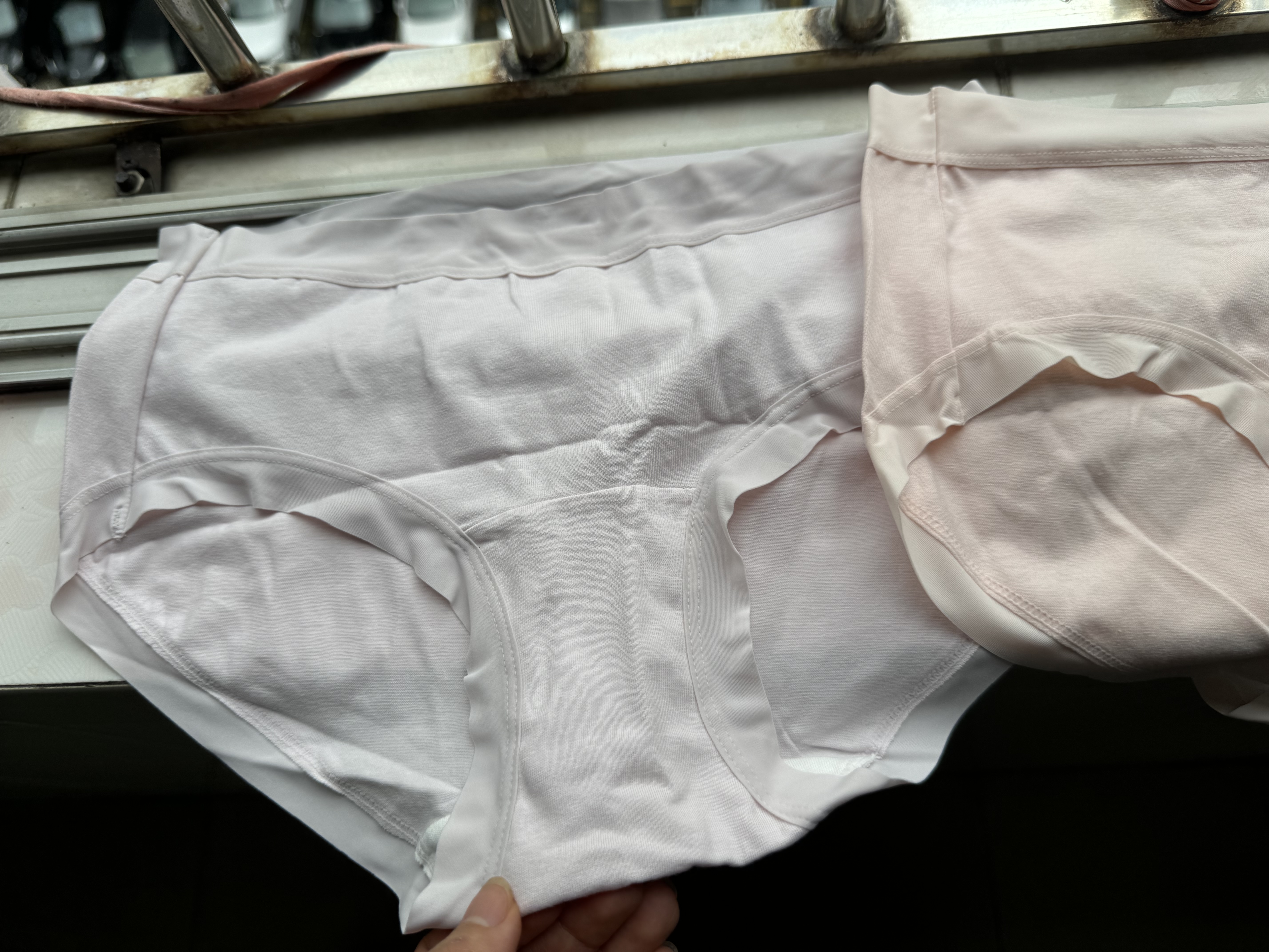 三枪（THREEGUN）【加长底裆】女士内裤女棉质棉氨10A抗菌舒适透气三角短裤头 组合1：肤色*2+浅粉*2+浅紫*2 6条 M 实拍图