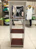 立太小型书架落地置物架收纳家用窄柜子储物柜角落缝隙简易小书柜货架 【24深度】30CM六层白色 实拍图