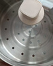 利仁（Liven）不锈钢304小锅电煮锅 0涂层小电蒸锅 多功能宿舍泡面小电火锅1.8L炖蒸煮一体小型1-2人用DHG-B151 实拍图
