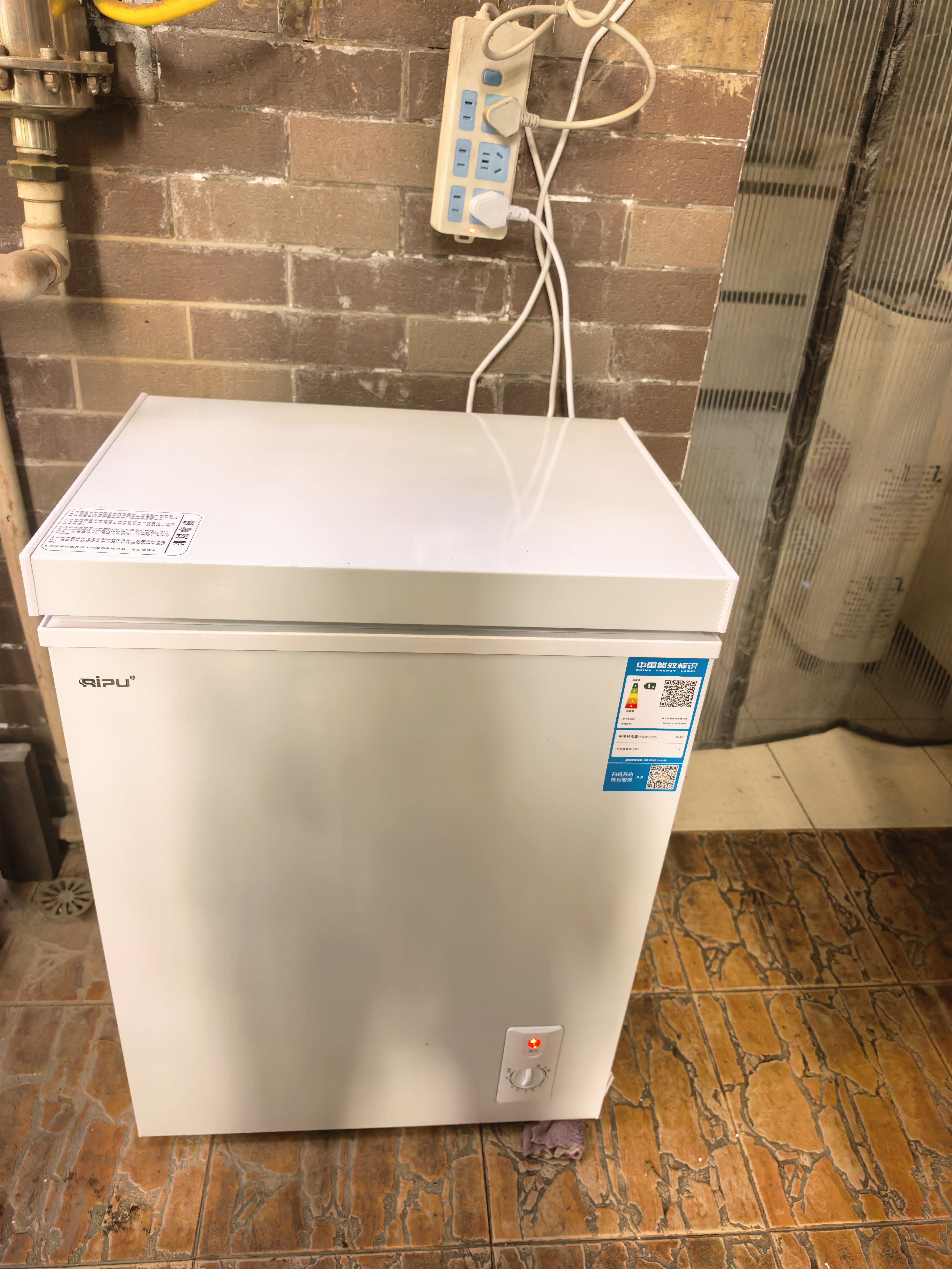 日普（RIPU）小冰柜家用小型一级能效 冷藏柜冷冻柜两用冰柜小型租房家用小冰箱小型冷柜 118升 【囤货推荐 升级减霜85%】 实拍图