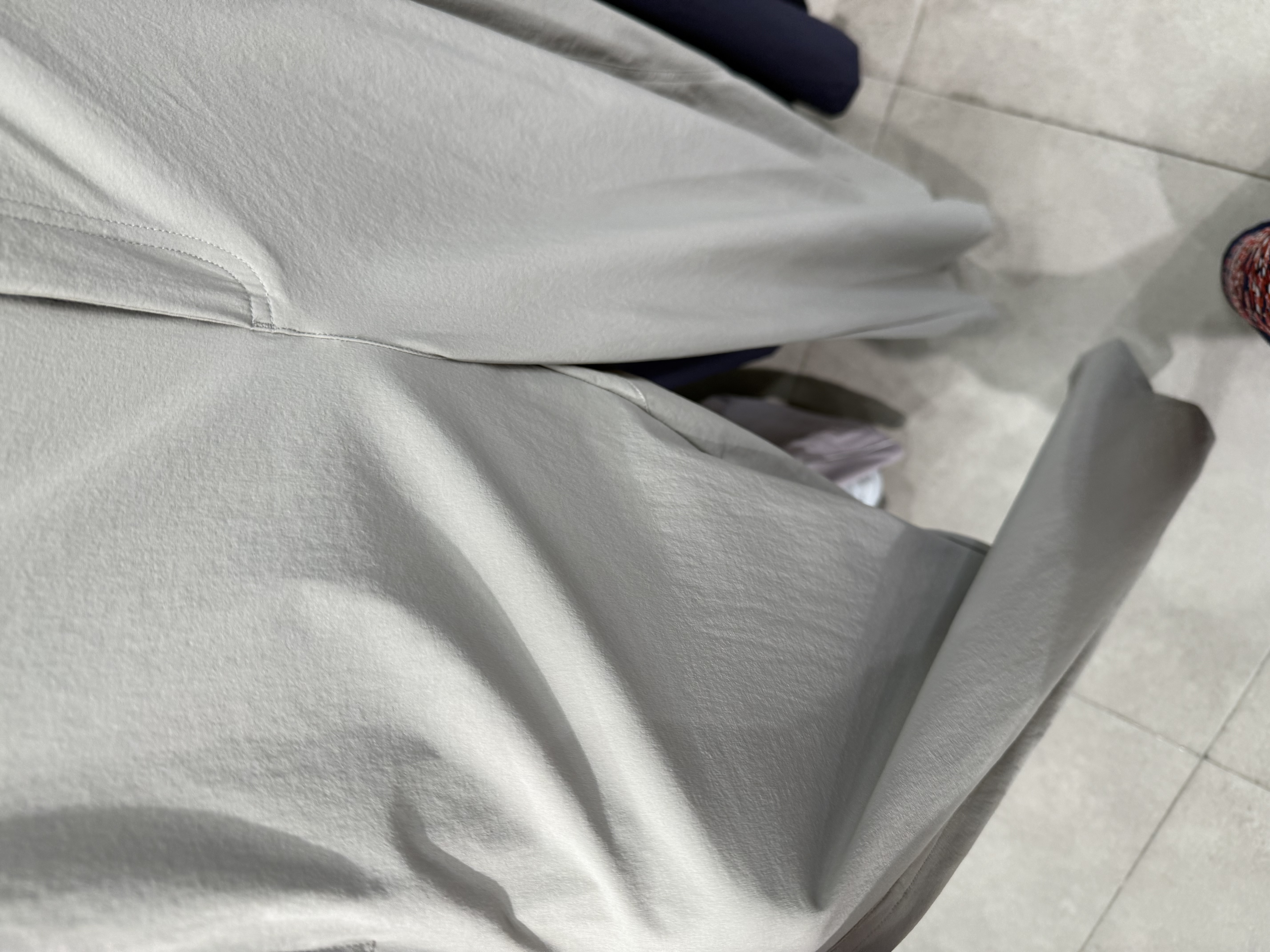 蕉下（beneunder）弯刀裤镰刀裤女士运动速干休闲长裤通勤百搭显瘦廓形防晒裤DS011 实拍图