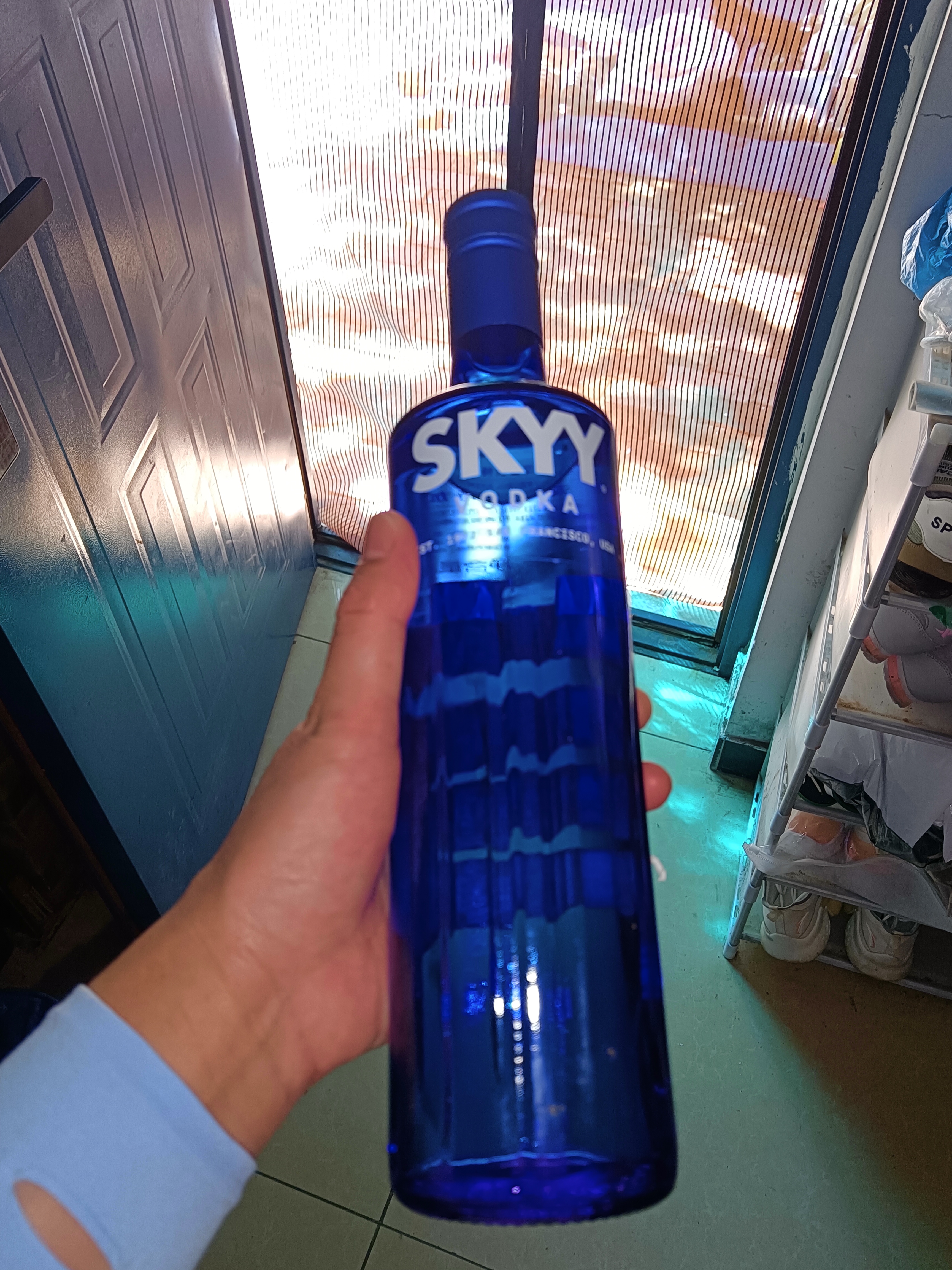 深蓝（SKYY） 伏特加VODKA蓝天伏特加 进口基酒 750ML 新版 送礼 实拍图