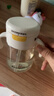 皇宠儿童牛奶杯一岁以上学饮水杯弹盖吸管杯直饮奶瓶330ml+吸嘴 实拍图