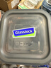 GLASSLOCK饭盒进口钢化玻璃微波炉烤箱耐高温便当盒冰箱收纳盒密封保鲜盒 实拍图