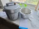 美的（Midea）有钛青瓷0涂层电压力锅5L 智能预约多功能一体高压电饭锅MY-E5811G家用4-6人开盖炖煮煲汤电饭锅 实拍图
