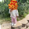 舒贝怡2条装儿童裤子夏季薄款男宝宝长裤女童装休闲防蚊裤灯笼裤粉 90 实拍图