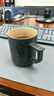 京东京造 故宴窑变 茶杯陶瓷杯茶水分离杯礼盒装【陶瓷茶漏】 磨石黑400ML 实拍图