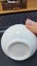 金镶玉茶杯主人杯 茶具白陶瓷汝窑可养开片送礼品物  白汝罗汉杯 实拍图