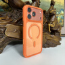 玄皇适用iphone17promax手机壳苹果17pro新款透明磁吸镜头全包保护套硅胶磨砂软边框Ai相机按键男女款 【星宇橙】镜头全包丨相机按键保护丨超强防摔 iPhone17promax【赠无黑边康 实拍图