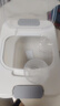京东物流 家用翻盖装米桶五谷杂粮密封桶防虫防潮食品级密封桶 透明白 12斤 实拍图