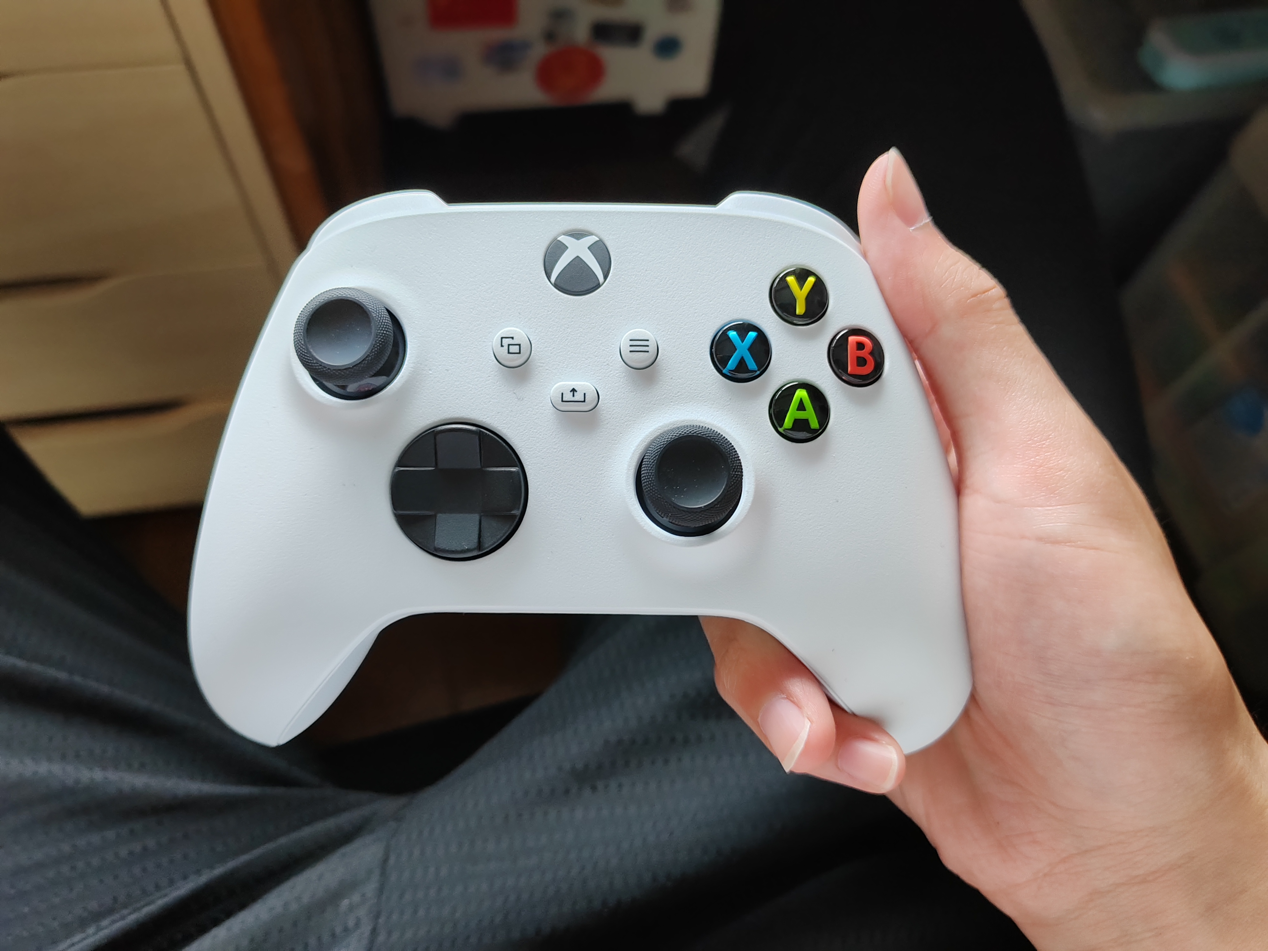 微软（Microsoft）XBOX无线游戏手柄 无线控制器 冰雪白 蓝牙适配XBOX/PC/平板/手机 Steam促销黑神话悟空 丝之歌 实拍图