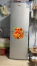 志高电冰箱双门家用节能冰箱出租屋冷藏冷冻环保迷你冰箱办公室公寓租房宿舍低噪电冰箱 【店铺推荐118L主流款】银色一级能效S208 实拍图