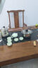 赣荣大板茶桌椅组合一桌五椅新中式茶几简约茶几办公室阳台家用泡茶台 抽屉款石盘大板1豪华椅4围椅 1.6米新中式四抽屉款 实拍图