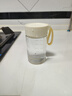 富光玻璃杯高硼硅玻璃水杯子女生便携牛奶咖啡刻度高颜值茶杯330ml 实拍图