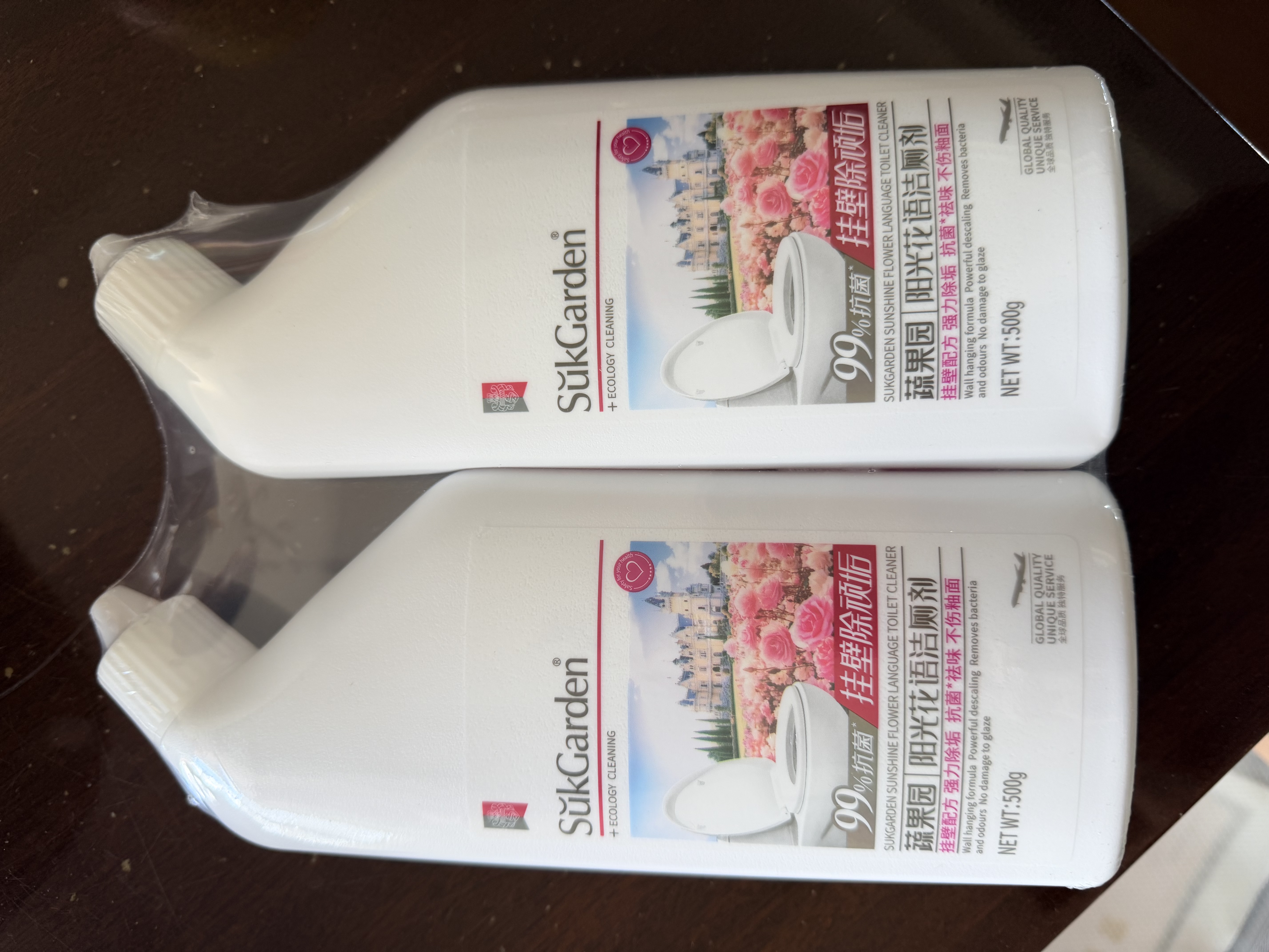 蔬果园洁厕灵阳光花语500g*2瓶洁厕液厕所马桶清洁剂去污除味有效抑菌 实拍图