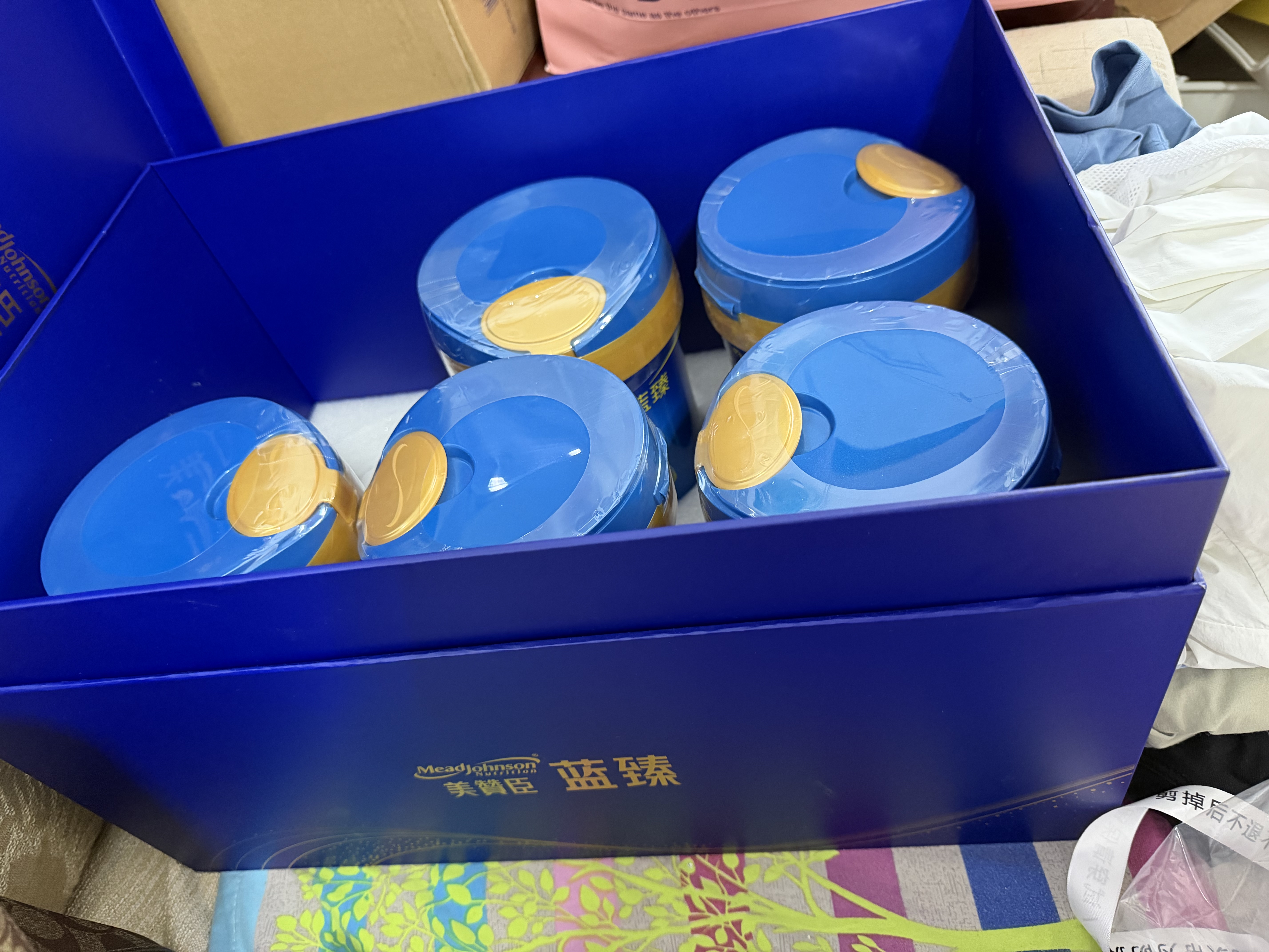 美赞臣蓝臻3段幼儿配方奶粉（12-36月）成长出众礼盒820g*6罐 实拍图