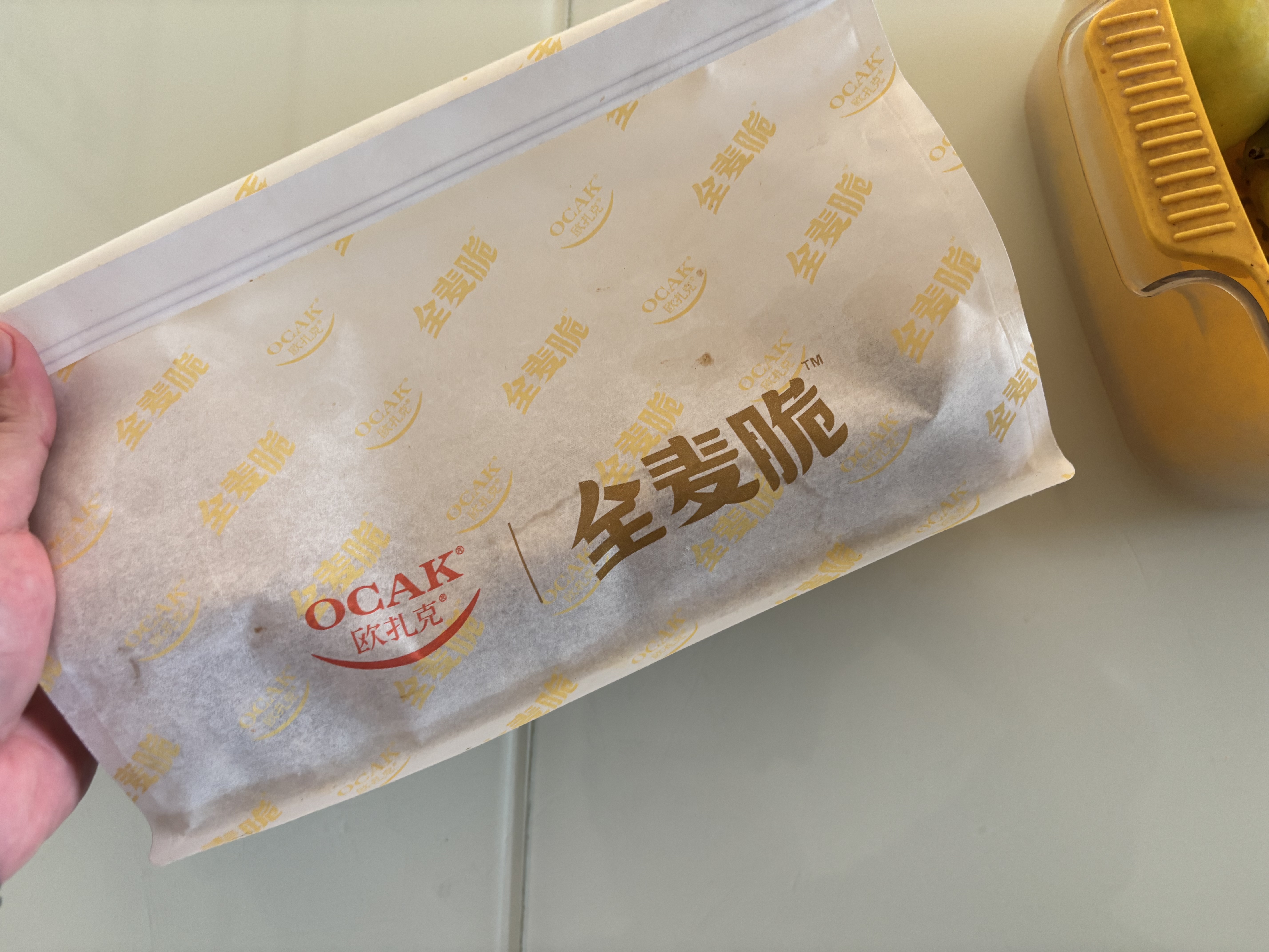 欧扎克全谷物燕麦小麦全麦脆即食0反式脂肪酸麦片早餐搭配水果代餐1200g 实拍图