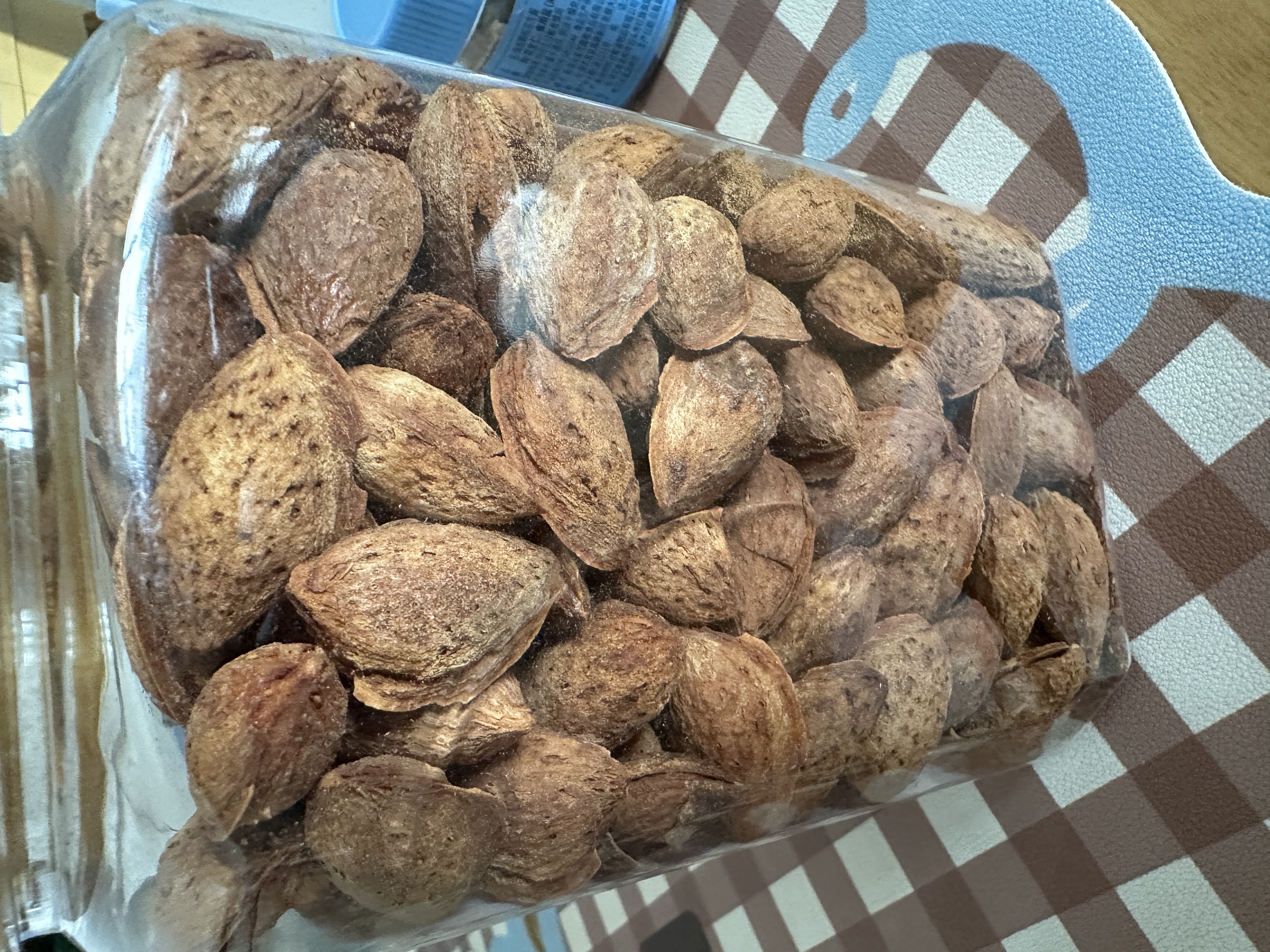 百草味 罐装巴旦木500g 坚果零食扁桃仁手剥每日坚果送礼 实拍图