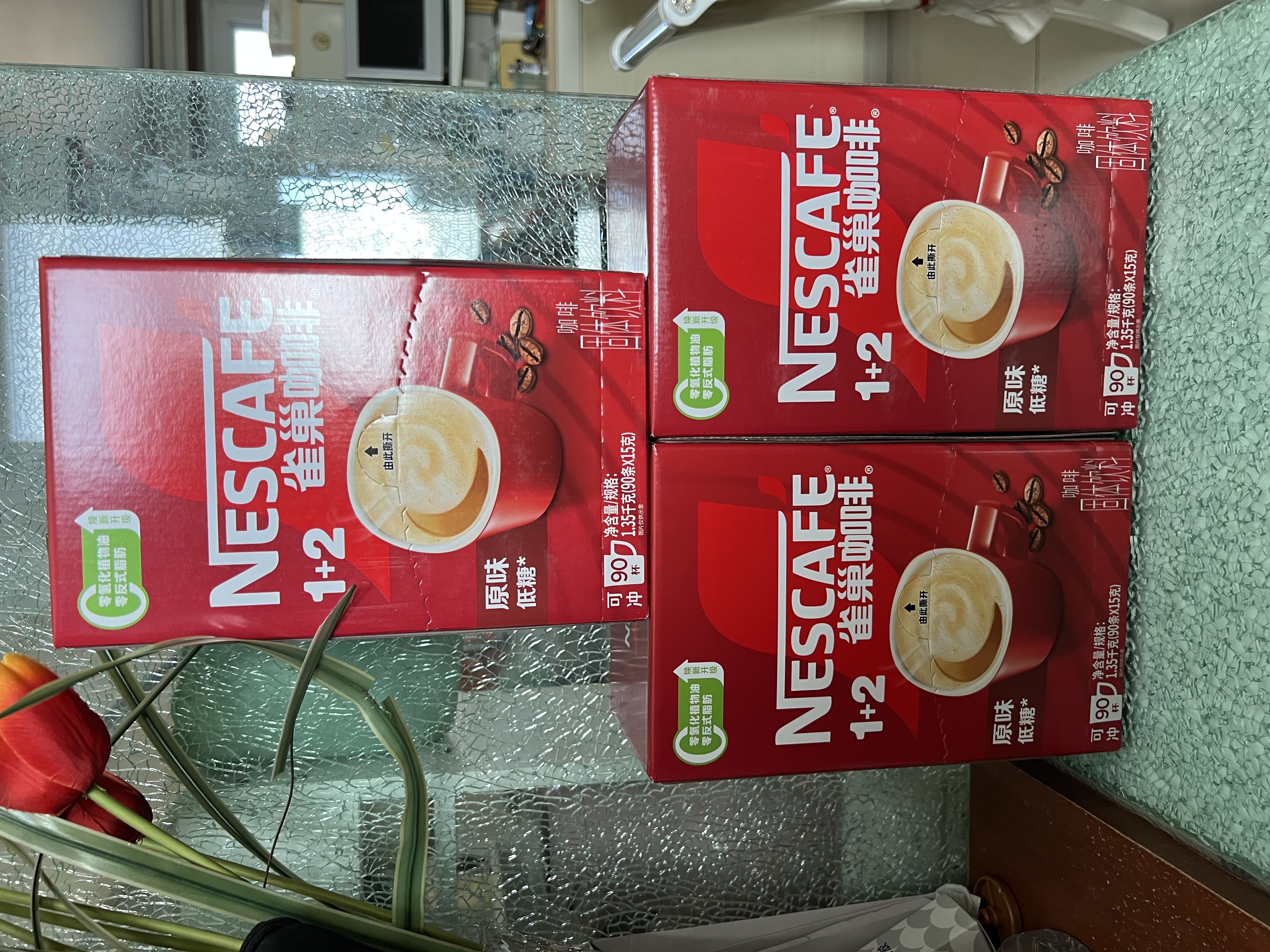 雀巢（Nestle）【樊振东同款】1+2原味低糖*速溶咖啡三合一冲调饮品90条1350g 实拍图