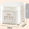 美的（Midea）电饭煲 3L家用电饭锅 316L不锈钢无涂层煮饭锅 2-3人智能预约0涂层煲汤煮粥MB-RE387S 实拍图