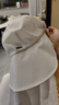 蕉下（beneunder）鸭舌帽棒球帽女士帽子大帽檐全脸黑胶遮阳帽男士帽子防晒帽BM715 实拍图