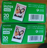 富士（FUJIFILM）【夏日出游季】 instax 3英寸立拍立得相机mini迷你相纸 一次成像胶片胶卷 双包+冰箱贴+收纳盒+边框贴+相册【含20张白边】 官方标配 实拍图