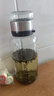 【送杯套】大容量加厚玻璃杯子便携杯茶水分离带杯套泡茶水杯 透明 1000ml吨吨桶 1只装 实拍图