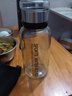 【送杯套】大容量加厚玻璃杯子便携杯茶水分离带杯套泡茶水杯 透明 1000ml吨吨桶 1只装 实拍图