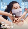 蕉下（beneunder）冰丝防晒口罩女防晒面罩护眼角夏季骑行遮阳脸基尼防紫外线AL833 实拍图