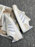 adidas ENTRAP美式校园风运动少年感复古篮球风板鞋男女阿迪达斯 白色/浅蓝/灰色   40.5 实拍图