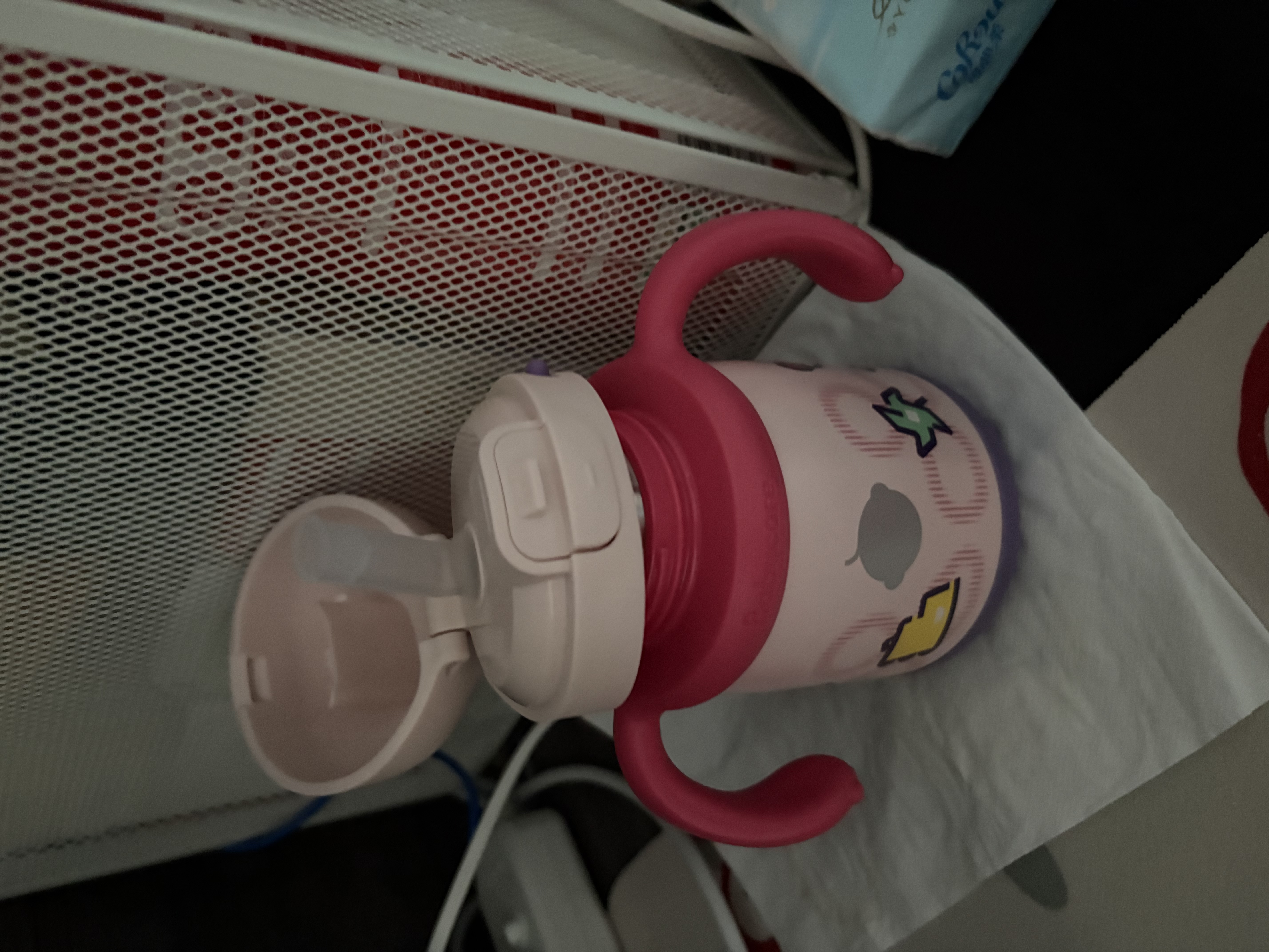 babycare儿童保温杯婴儿宝宝吸管水杯霸王龙不锈钢保温杯300ml-新旧款混发 实拍图