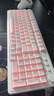 狼蛛（AULA）S99无线蓝牙有线三模键盘机械手感 游戏电竞专用 99键 RGB背光拼色静音键盘鼠标套装mac电脑键盘 S99等高线白色【三模/RGB】侧刻 实拍图