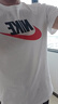 耐克(NIKE)男短袖T恤 纯棉 运动休闲 舒适百搭 AR5005-100 白色L 实拍图