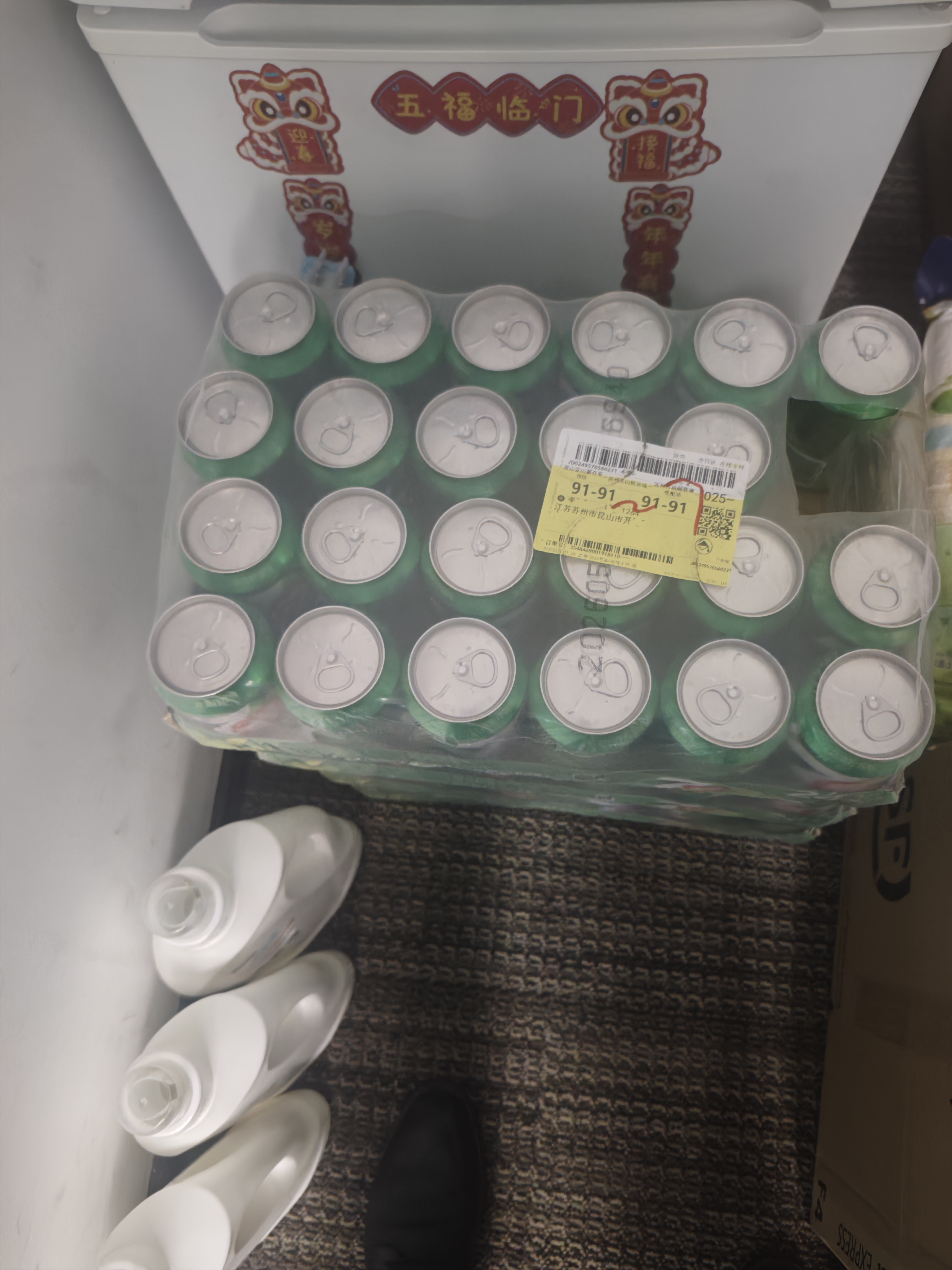 百事可乐七喜7UP 柠檬味 碳酸饮料汽水 330ml*24听胖罐 整箱装 实拍图