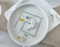 AOC卧室吸顶灯护眼 简约led灯具超薄普瑞灯珠三色64W 60CM圆形 实拍图