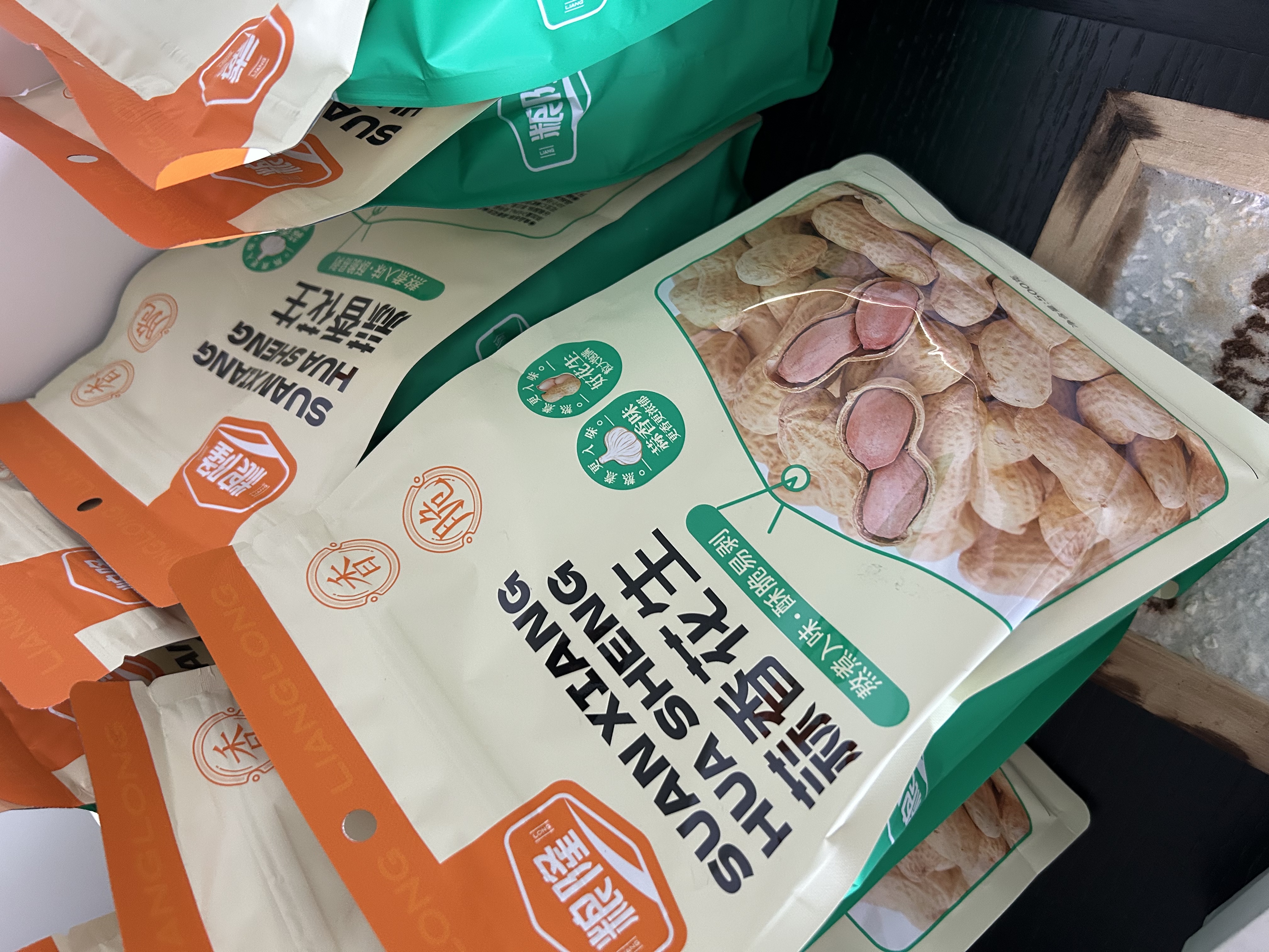 粮隆 蒜香花生3斤装 带壳坚果炒货休闲食品下酒鬼菜 办公室零食小吃 实拍图