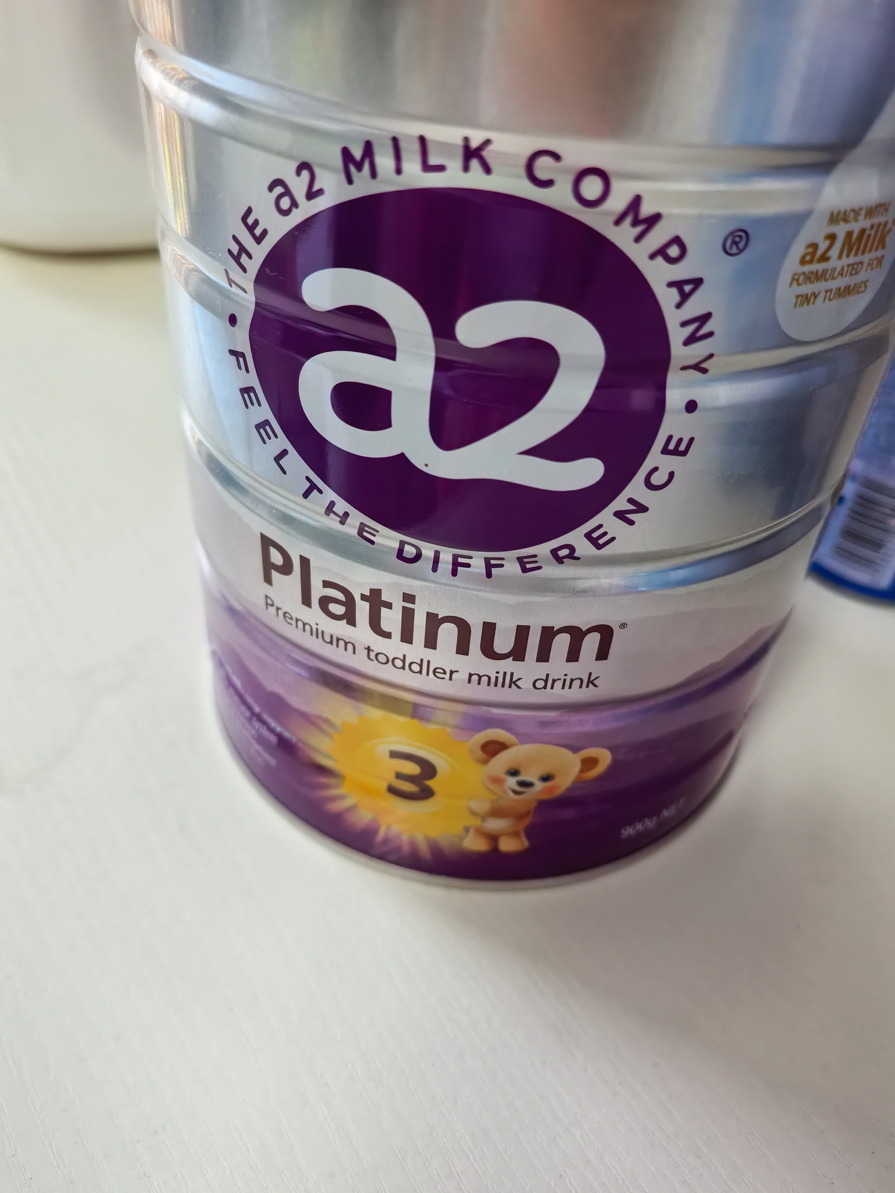 a2奶粉澳洲紫白金婴幼儿配方牛奶粉3段900g 送洗车服务至高3次 实拍图