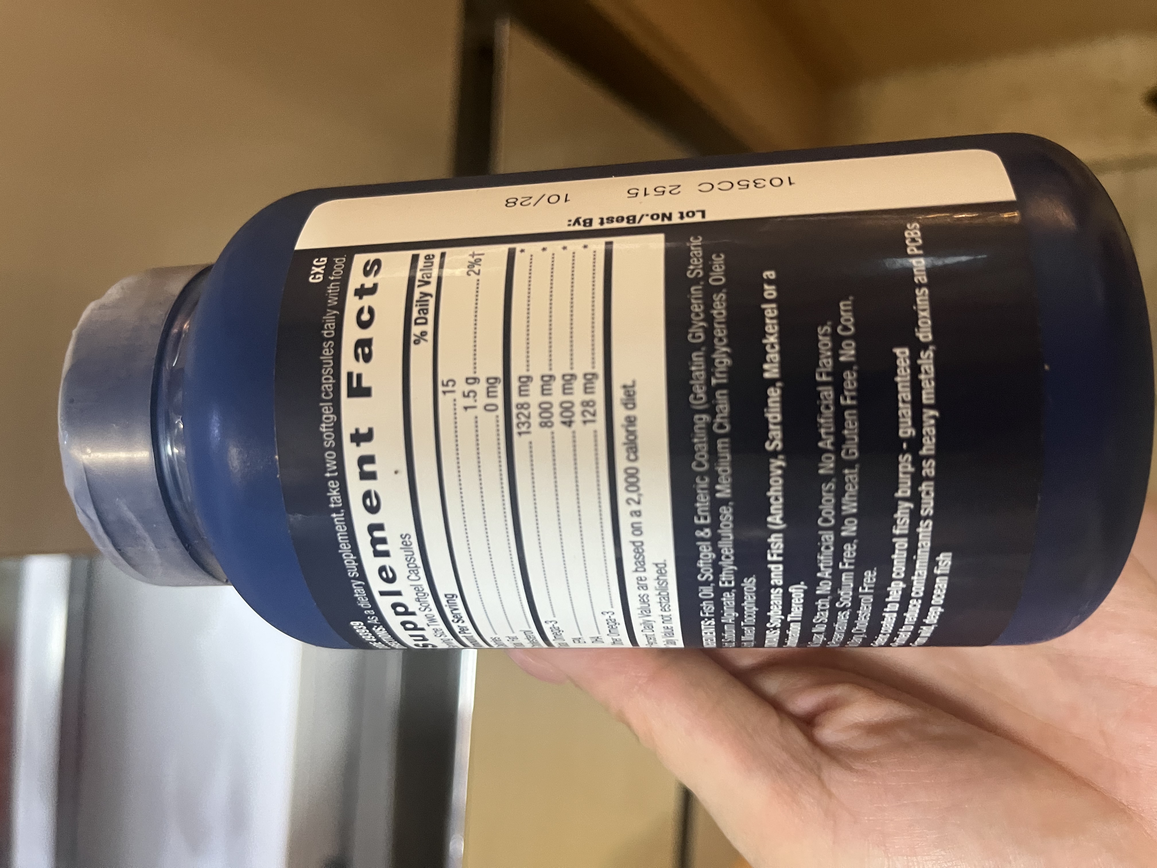 GNC健安喜高纯度高含量深海鱼油omega3 dha非鱼肝油rTG型中老年240粒 实拍图
