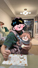BabyBjorn瑞典品牌进口透气婴幼儿背带抱娃神器Harmony背带0-3岁 达斯丁粉 实拍图