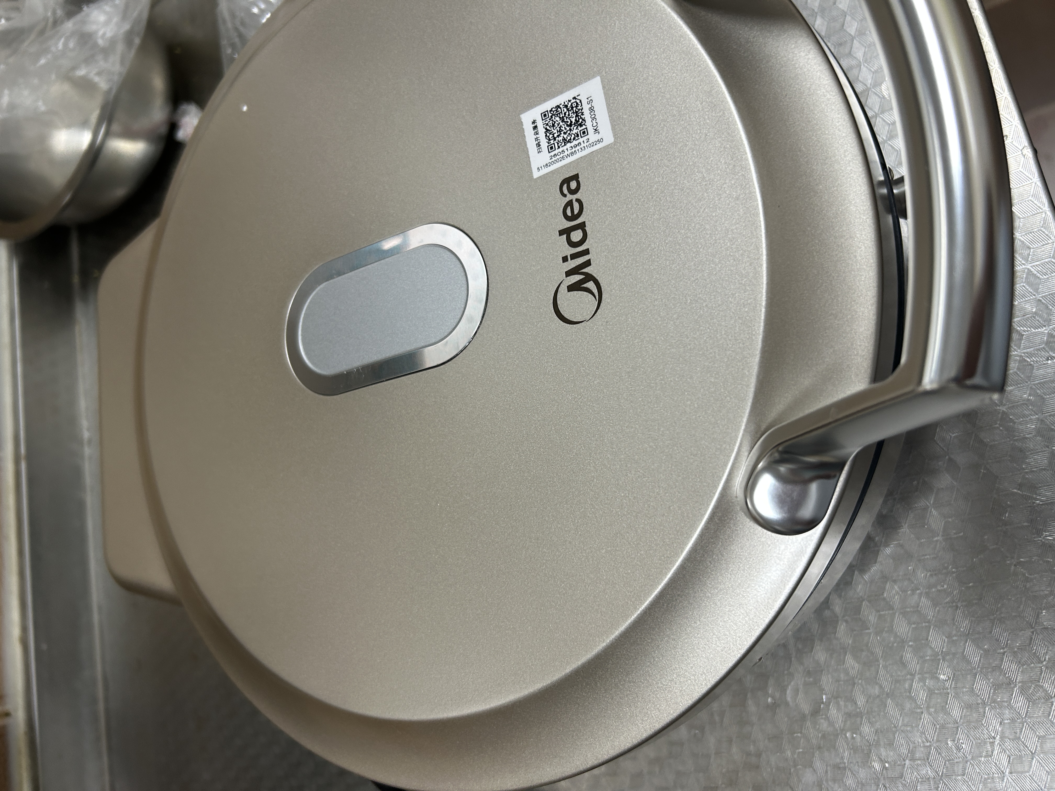 美的（Midea）电饼铛 小钢炮0涂层316L不锈钢电饼档 家庭用40mm超深双面加热 煎饼锅烤肉锅烙饼锅早餐机电煎锅s1 实拍图