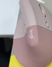 罗技（Logitech）Lift人体工学鼠标 垂直鼠标 小手鼠标 无线蓝牙鼠标 3台设备秒切换 带Logi Bolt接收器 粉色 实拍图