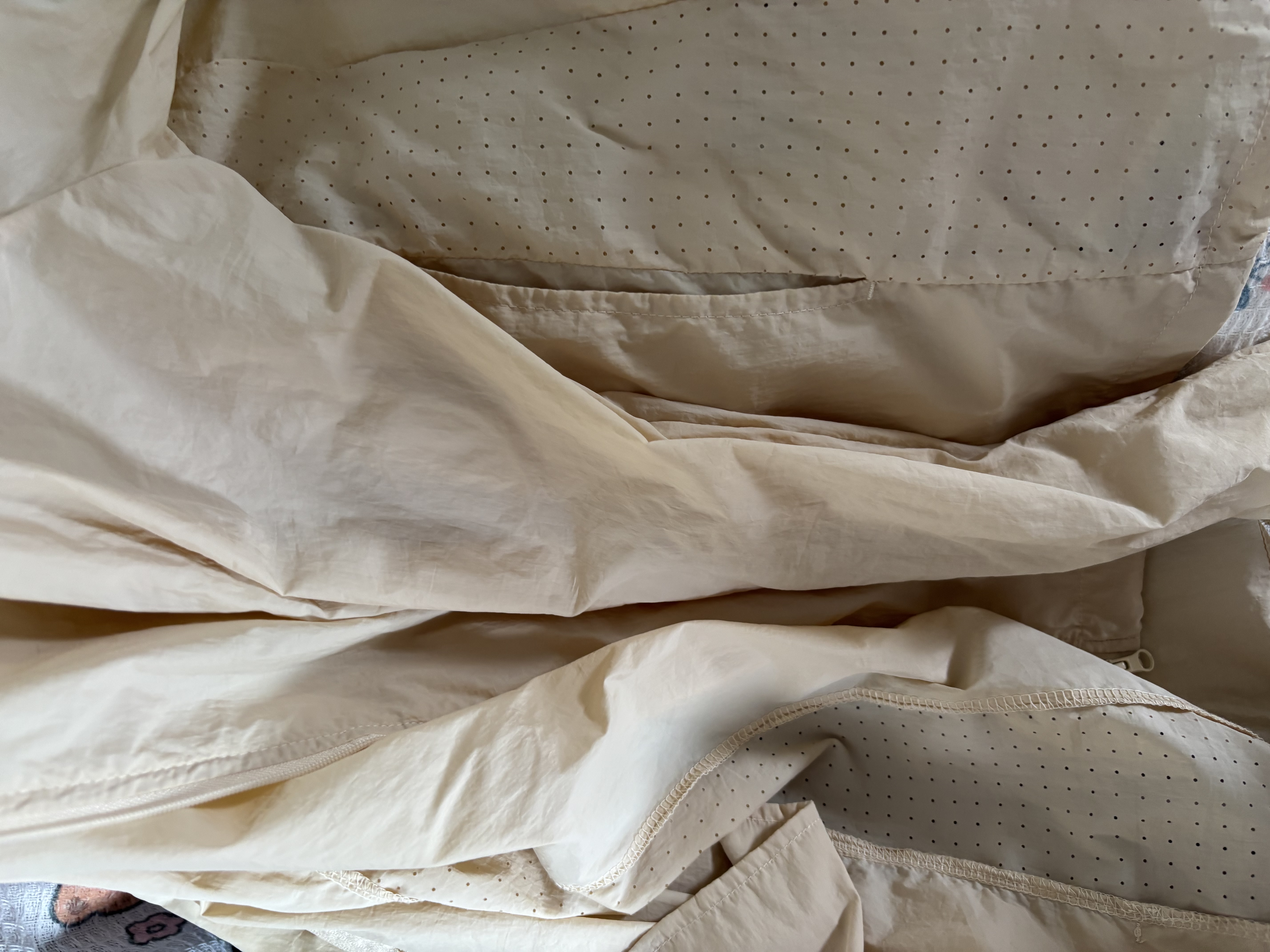 回力（Warrior）冰丝防晒衣男夏季超薄凉感upf50+户外山系运动防晒服 浅米 L 实拍图