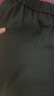 浪莎高腰西装裤女夏季薄款宽松垂感直筒西裤黑色显瘦阔腿裤休闲长裤 实拍图