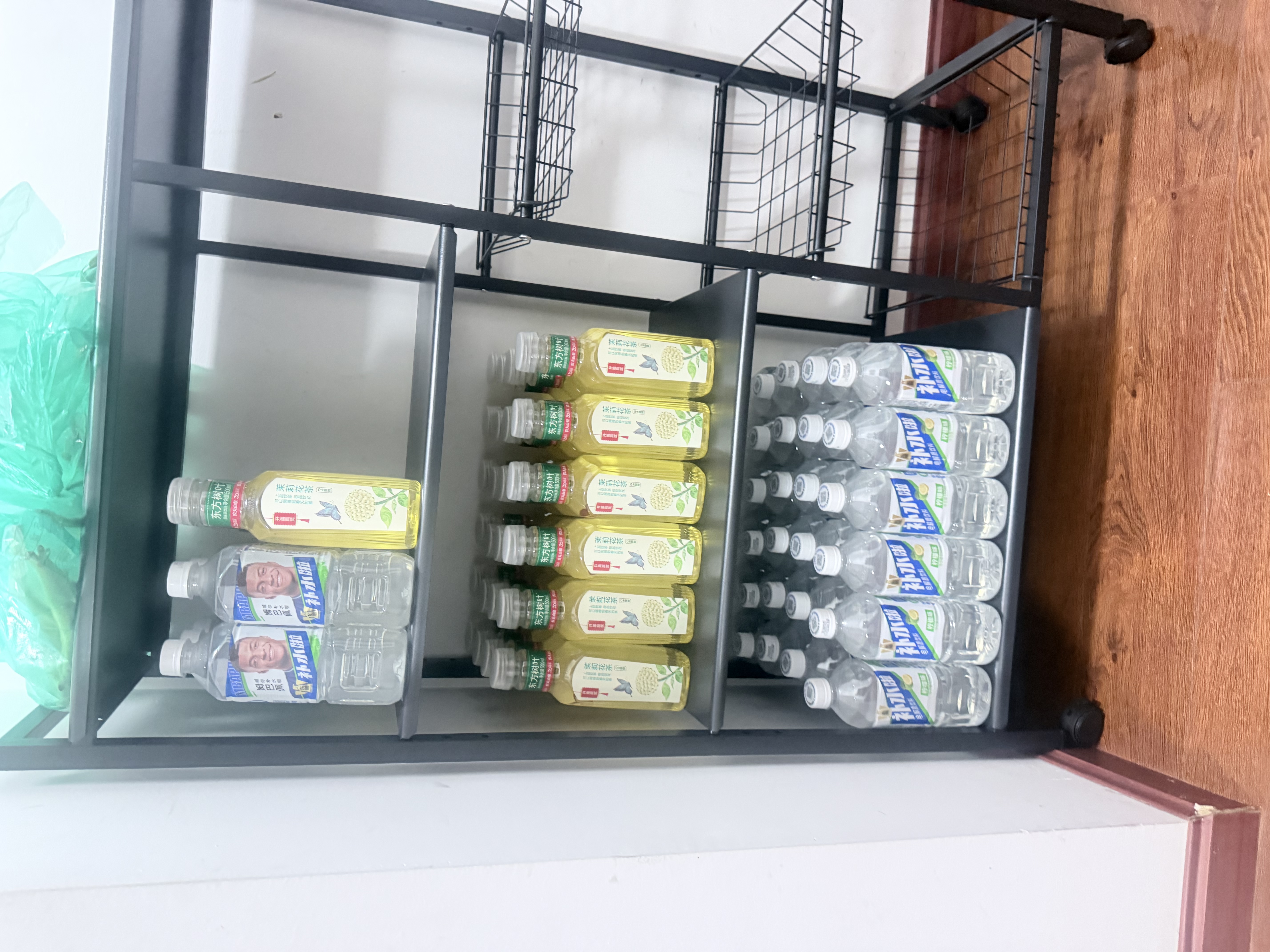 全品屋厨房置物架落地多功能用具层架收纳家用水果蔬菜篮子储物货架348 实拍图