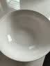 浩雅景德镇釉下彩洗碗机可用陶瓷餐具碗汤碗大号纯白8英寸汤碗2个装 实拍图