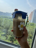 GLASSLOCK&wigglewiggle联名款卡通印花玻璃水杯家用手提新款杯子花朵380ml 实拍图