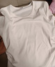 森马（Semir）短袖t恤女凉感抗菌正肩修身2026夏显瘦V领白色打底衫109326100002 实拍图