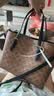 蔻驰（COACH）【品牌直供】女士MOLLIE25中号单肩手提托特包CV965卡其棕色礼物 实拍图