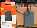 西部数据（WD）移动硬盘2TB 兼容type-c My Passport随行版2.5英寸 灰 机械硬盘 笔记本电脑外接 加密 家庭存储 实拍图